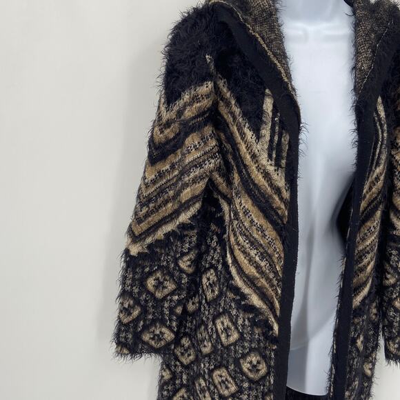 BCBG Maxazria Long Hooded Cardigan - Picture 2 of 7